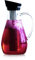 Viva Scandinavia - Infusion Eistee-Karaffe aus Borosilikatglas, mit Silikon und Edelstahldeckel - glaskaraffe - wasserkaraffe - Schwarz