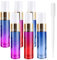 JamHooDirect 10ml Mini Glass Spray bottle Colorful Perfume Bottles with Golden Fine Mist Pump Spray Refillable Bottle with 3Ml Dropper for Essential Oils Aromatherapy - Ideal for Home and Travel Use