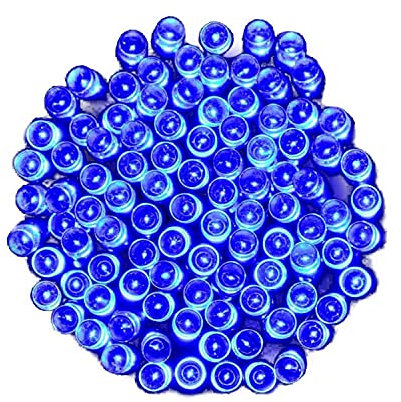 Tuokay Super Bright Plug in Fairy Lights with Memory Function, 12m 100 LED Decorative Indoor String Lights for Tree Gazebo Patio Lawn Fence Ornament (Blue)