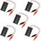 WMYCONGCONG 5 PCS 2x 1.5V AA Battery Holder with Alligator Clips