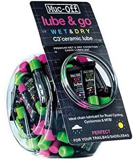 Muc-Off LUBRIC.Kette LUBE&GO Wet&Dry C3 5 ml (80U) Öle, Sport, mehrfarbig (mehrfarbig), Einheitsgröße