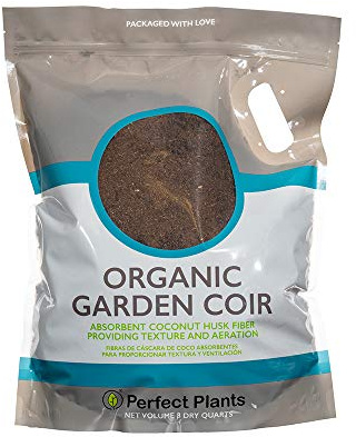 Perfect Plants Organic Coco Coir, 8 qt, Coconut Garden Soil Amendment
