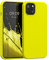kwmobile Handyhülle für iPhone 13 Hülle, für iPhone 13 Case - Hülle Silikon - kabelloses Laden - Zitronengelb