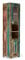Woodkings® Hochschrank Blue Lagoon Echtholz Mango bunt Badhochschrank massiv Badmöbel Badezimmer Badezimmerhochschrank Badschrank Bad Massivholz