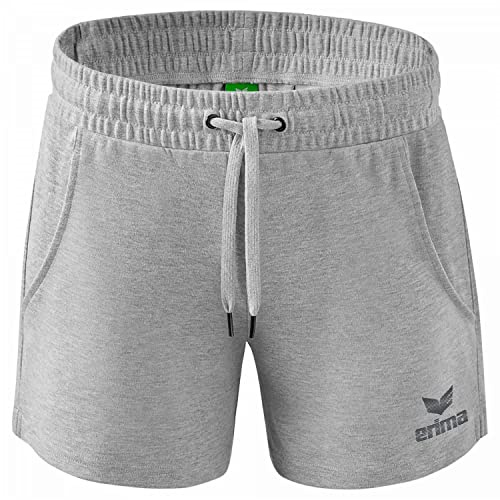 Erima Damen Essential Team Sweatshorts (2092204), hellgrau Melange, 34
