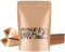 Miorkly 100pcs Paper Bags - Resealable, Waterproof Brown Kraft Bags With Window (14x20cm) - Suitable For Dried Fruit, Coffee, Tea, Seeds