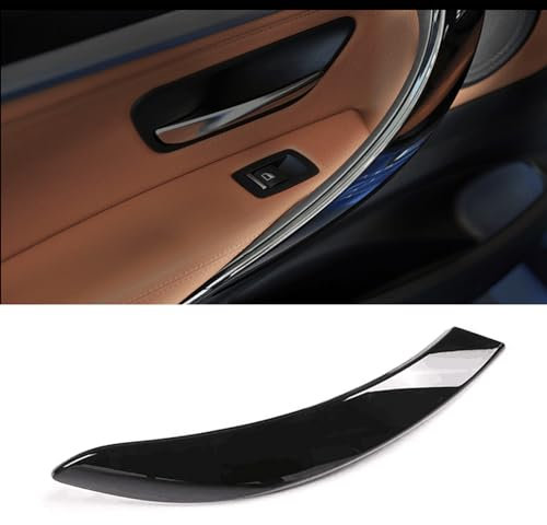 HommyFine Türgriff Innen Ersatztürgriff kompatibel mit BMW 3er F30/F31 2012-2018 und 4er F32/F33 2014-2017 Innentürgriff Ersatzriff für BMW F30 F31 (Griffabdeckung (Klavier Schwarz), Links)