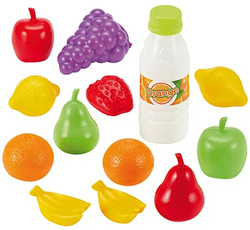 Jouets Ecoiffier - 934 - Filet Fruits et légumes pour Faire Le Pleins de vitamines - 100% Chef - Jeu d'imitation - Dès 18 Mois - Fabriqué en France