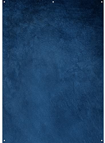 Westcott X-Drop Stoffhintergrund für Headshot- und Portraitfotografie, 1,5 m x 2,1 m, Blau Beton