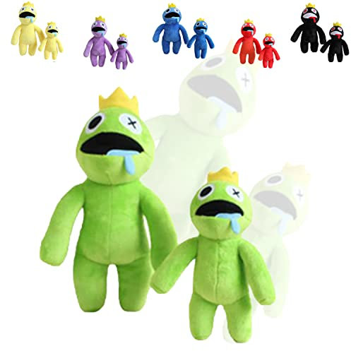 Regenbogenfreunde Plüschtier, Rainbow Friends Plush, 2Pcs Regenbogenfreunde Plüschtier, Rainbow Friends Horror Plüsch, Geeignet für Kinder, Spielefans und Fans