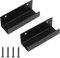 Crochets Muraux Robustes, 2 pièces Équerres en U, Supports Murales de 125mm pour Carreaux de Céramique, Supports en Métal pour Outils de Cuisine, Salle de Bain, Garage