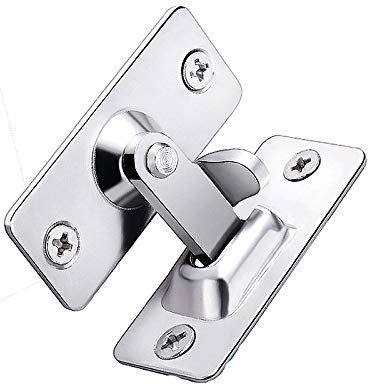 Türbeschläge und Schlösser Top-Right Angle Lock 90 Grad-Raum-Tür Schnalle Schnalle Geeignet for Badezimmer Stall-Tür Schiebetür Buckle Biegen rechtwinklig