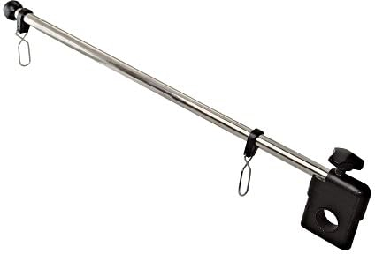 LINDEMANN Flaggenstock Edelstahl 44cm mit Halterung-22/25mm
