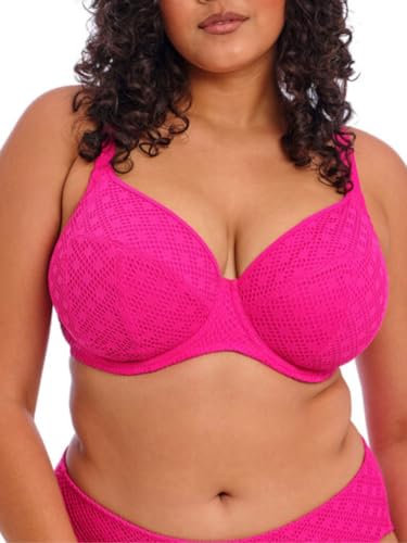 Elomi Women's Bazaruto Underwire Plunge Bikini Top, Clematis, 3 6GG US