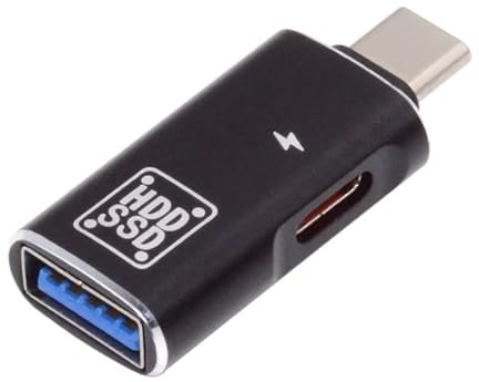 CY Adapter 10Gbps USB-C Type-C to USB 3.0 Female OTG & DC 5V Power Convertor for Tablet Phone