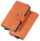 MR CARD Porte-cartes de crédit Homme | Portefeuille Homme Slim | Porte-cartes Homme | Portefeuille Homme Petit | Porte-cartes Homme | Portefeuilles Homme avec porte-monnaie, Orange vintage,
