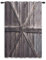 ggaimwf Rustikaler Holzvorhang für Fenster Scheunentor Holz Vorhang Bauernhausdekor Wohnzimmer Schlafzimmer Landhausthema Cowboy Innenteilervorhang Stangentasche 107x215cm 1 Panel