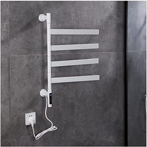 Scaldasalviette da Bagno, Scaldasalviette con Timer, Scaldasalviette Elettrico, Scaldasalviette con Montaggio a Parete Plug-in Design