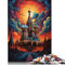 Puzzle 1000 Teile für Erwachsene, Russland, Rotes Quadrat, Puzzle für Erwachsene, Holzpuzzle, Heimdekoration, 75 x 50 cm