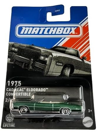 Matchbox 1975 Cadillac Eldorado Convertible, Maßstab 1:64, grün, Serie 2/6