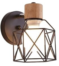 BHIAG Luci da Parete al Coperto LED, Creative Metal Wall Sconces Cafe Restauranto Corridore Light Light Camera CAMERE Lima LIMATURA della LAMPATURA della Parete Decorativa