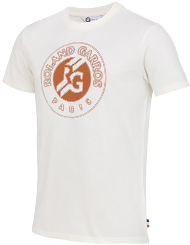 Roland Garros T-Shirt, offizielle Kollektion – Tennis, weiß, L