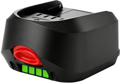 18V 3,0Ah Ersatz PBA 18 für Bosch Akku, kompatibel mit Bosch PBA, PSB und PSR, grün, 18V für kabellose Werkzeuge der Produktreihe Haus und Garten.(Nicht kompatibel mit ART26 LI)