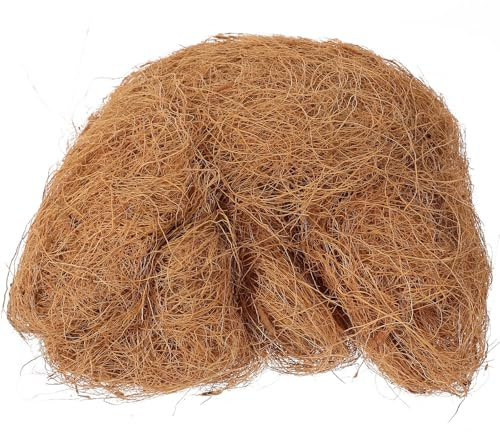 Beavorty Kokosfasermulch für Blumentöpfe und Pflanzen im Außenbereich mit Atmungsaktiver Feuchtigkeitsspeichernder Kokosfaser Mulchmatte in Braun 1 Sack