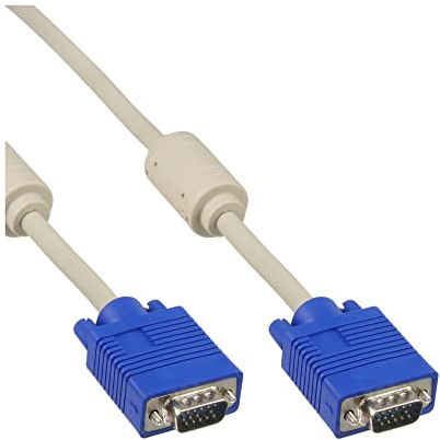 InLine® 17720 S-VGA Cable 15-Pin HD Male to Male 20 m Beige