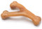 Benebone Wishbone Du Vrai Poulet moyen Jouet à mastiquer résistant pour les chiens mâcheurs compulsifs, fabriqué aux États-Unis