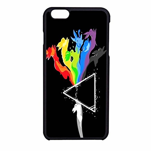 Eeveelution Spectrum Pokemon Floyid iPhone 6/6s Case (Black Plastic)