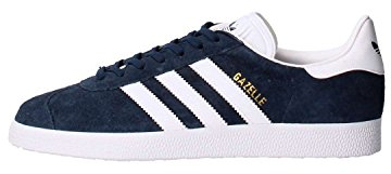adidas Gazelle, Scarpe da Ginnastica Uomo, Blu Collegiate Blue White Gold Metallic, 42 2/3 EU