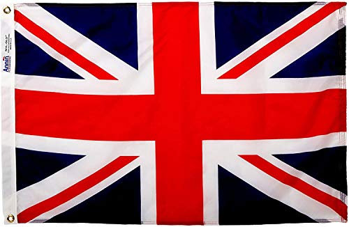 Annin Flagmakers Flagge des Vereinigten Königreichs, hergestellt nach Offiziellen Designspezifikationen der Vereinten Nationen, 6 x 90 cm (Modell 198890)