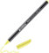 edding 1200 Fasermaler fein - neon-gelb - 1 Stift - Rundspitze 1 mm - Filzstift zum Zeichnen und Schreiben - für Schule, Mandala