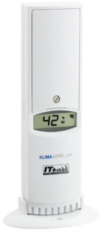 TFA Dostmann Thermo-Hygro-Sender mit Display, 30.3180.IT, für TFA Klimalogg Pro,L 44 (76) x B 24 (57) x H 160 (165) mm