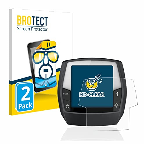 BROTECT Schutzfolie für Bosch Intuvia Performance Line | 2 Stück Transparenter Displayschutz Made in Germany Klare Displayschutz-Folie Clear Einfache Montage Case-Friendly