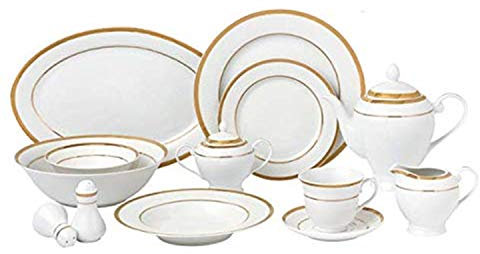 Lorenxo Import Josephine-57 Essgeschirr, Gold