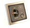Clearcut - Square Chrome Single Surround - Support Frame - Sub Frames - 12v-TV Aerial Socket - Campervan and Motorhome