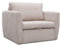 mb-moebel Schlafsessel mit Schlaffunktion Gästebett Klappsofa mit Bettfunktion mit Bettkasten Couch Schlafcouch klein Mini Sofa Sessel Salon Jugendzimmer Kindersofa 110x90x90cm SARA (Cappuccino)