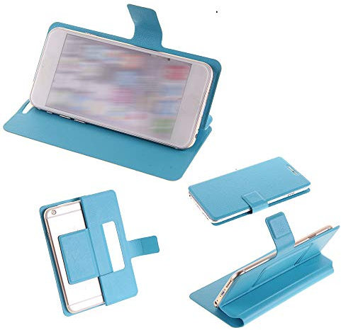 K-S-Trade Qualitativ & Innovativ Schutzhülle Handyhülle Für Gigaset GS110 Flip Cover Handy Case Smartphone Klapphülle Blau