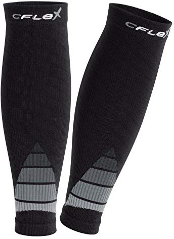 CFLEX Herren & Damen Sport Kompressions Stulpe (1 oder 2 Paar) Wadenbandage