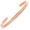 BERGERLIN Schlichter Armreif aus Edelstahl in Rose Gold