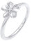 Nenalina Ring Silber 925 Damen Silberring Damenring mit Frangipani Blüte und Zirkonia
