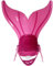 Rock88 Schwimm Training Flossen Meerjungfrau Monoflosse Fins Einstellbare Wasser Sport Spielzeug Schwänze für Jungen Mädchen Kinder 5-15Y,Pink