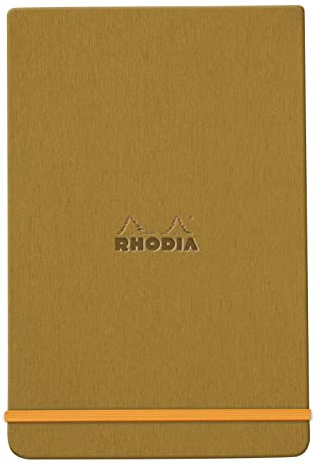 Rhodia 194370C Notizbuch Webnotepad A5 liniert 96 Blatt Gold