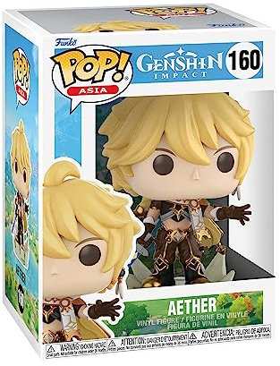 Funko Pop! Asia Games: Genshin Impact - Aether - Figura in Vinile da Collezione - Idea Regalo - Merchandising Ufficiale - Giocattoli per Bambini e Adulti - Anime Fans - Figura per i Collezionisti