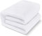 Utopia Bedding Matratzenschoner 100 x 200 x 30 cm Wasserdicht, Oeko-TEX Zertifiziert Matratzenauflage Atmungsaktive, Matratzenschutz, Rundum Elastisch Weiß