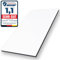 Aluverbund 24 Aluverbundplatte, Aluminium Platte, 3mm dick, Weiß /RAL9016, 20x80cm