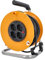 as - Schwabe avvolgicavo 25 m - 230V / 16A - avvolgicavo con 4 prese italiane integrate e spina di sicurezza - Bobine per cavo - tamburo per cavi - Made in Germany -IP20 - arancione, 311480