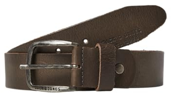 JACK & JONES Herren Jacpaul Leather Belt Noos, Schokoladenbraun, 100